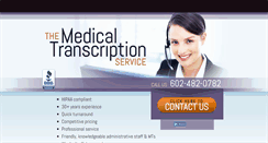 Desktop Screenshot of med-transcript.com